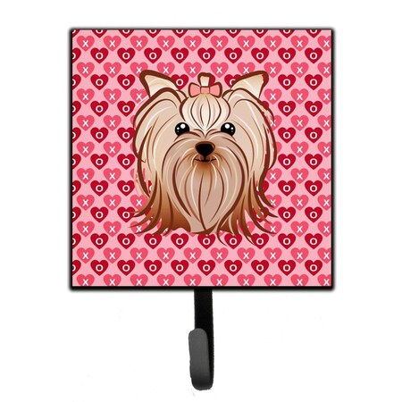 Carolines Treasures Yorkie Yorkishire Terrier Hearts Leash or Key Holder BB5274SH4